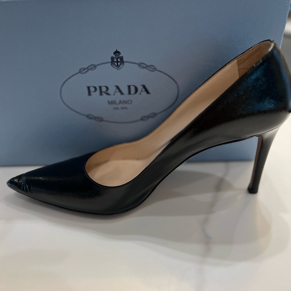 Prada black pumps